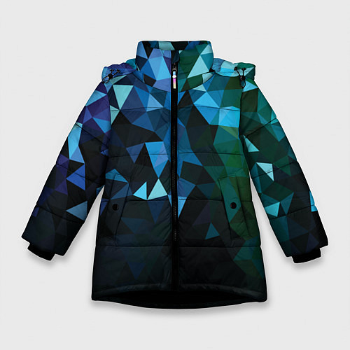 Зимняя куртка для девочки Starfall / 3D-Черный – фото 1
