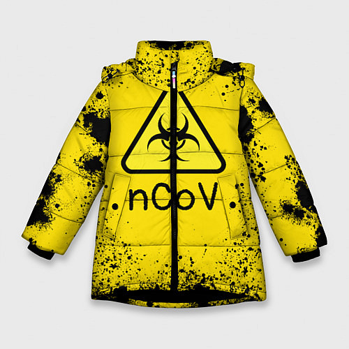 Зимняя куртка для девочки NСov / 3D-Черный – фото 1