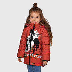 Куртка зимняя для девочки The Greatest, цвет: 3D-черный — фото 2