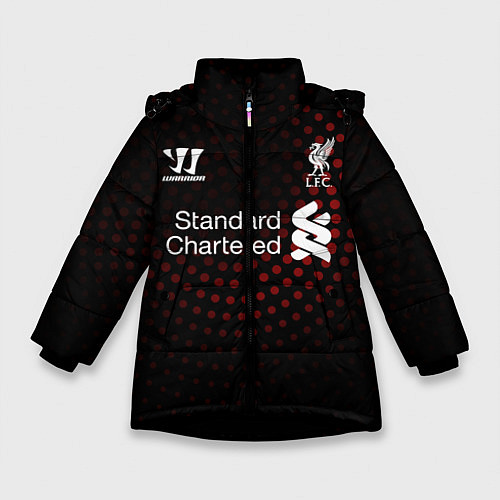 Зимняя куртка для девочки Liverpool / 3D-Черный – фото 1