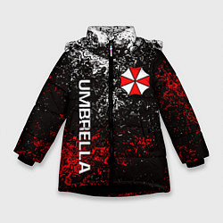 Куртка зимняя для девочки RESIDENT EVIL, цвет: 3D-черный
