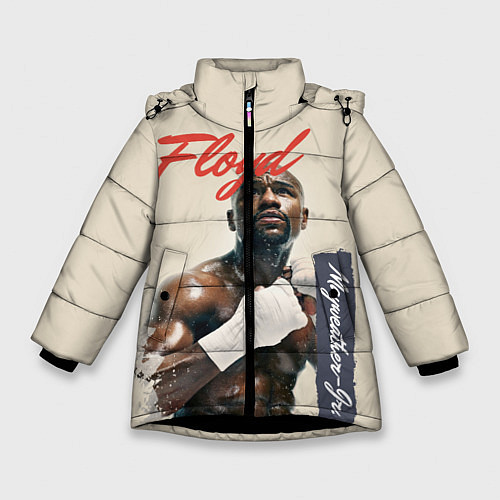 Зимняя куртка для девочки Floyd / 3D-Черный – фото 1