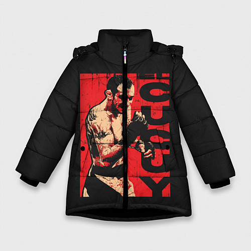 Зимняя куртка для девочки Tony Ferguson / 3D-Черный – фото 1