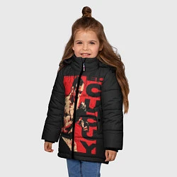 Куртка зимняя для девочки Tony Ferguson, цвет: 3D-красный — фото 2