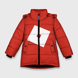Куртка зимняя для девочки Roblox, цвет: 3D-черный