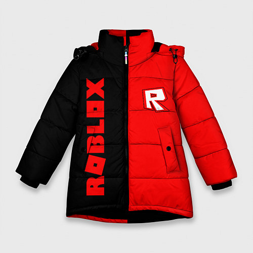 Зимняя куртка для девочки ROBLOX / 3D-Черный – фото 1