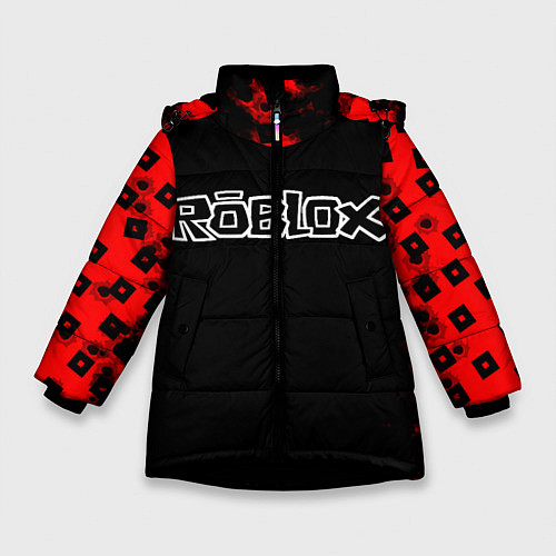 Зимняя куртка для девочки Roblox / 3D-Черный – фото 1