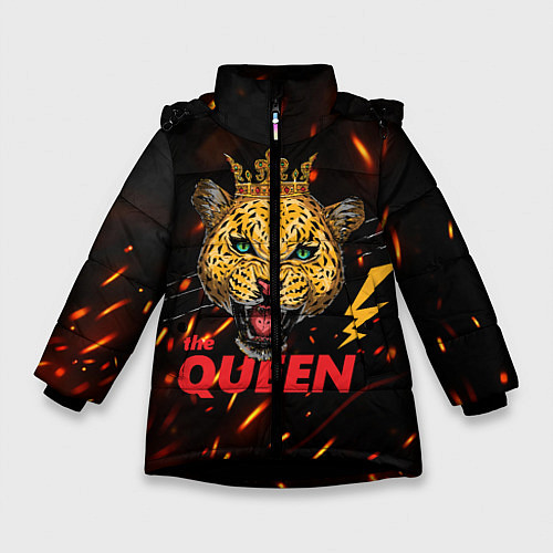 Зимняя куртка для девочки The Queen / 3D-Черный – фото 1