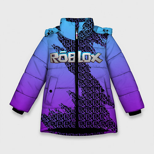 Зимняя куртка для девочки Roblox / 3D-Черный – фото 1