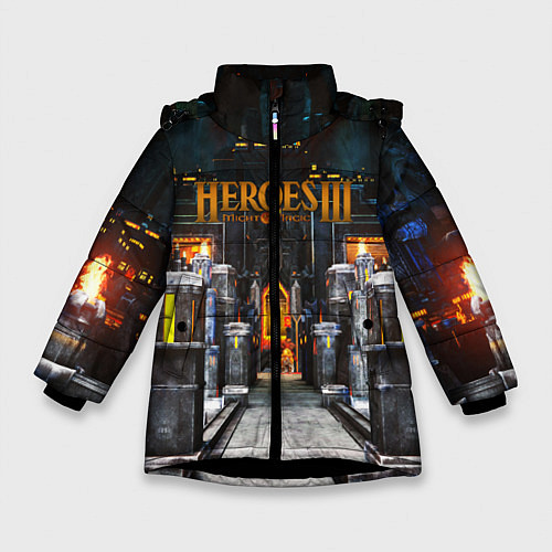 Зимняя куртка для девочки HEROES 3 / 3D-Черный – фото 1