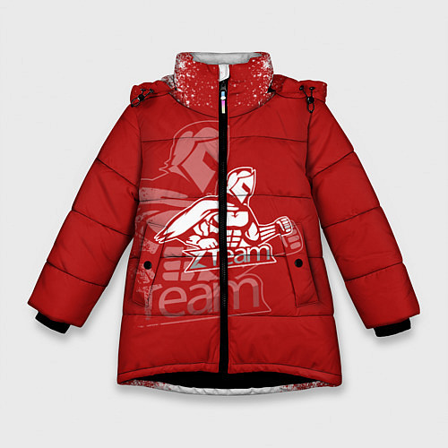 Зимняя куртка для девочки ZTeam / 3D-Черный – фото 1