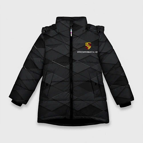 Зимняя куртка для девочки PORSCHE / 3D-Черный – фото 1