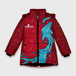 Зимняя куртка для девочки CS GO Water Elemental