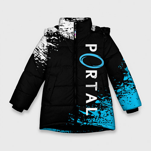 Зимняя куртка для девочки PORTAL / 3D-Черный – фото 1