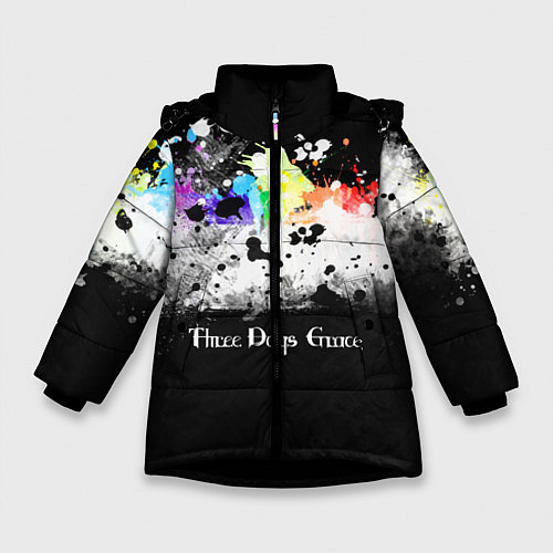 Зимняя куртка для девочки THREE DAYS GRACE / 3D-Черный – фото 1