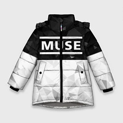 Куртка зимняя для девочки Muse, цвет: 3D-светло-серый