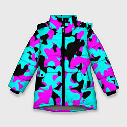 Зимняя куртка для девочки Modern Camouflage