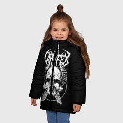 Куртка зимняя для девочки Carnifex, цвет: 3D-черный — фото 2