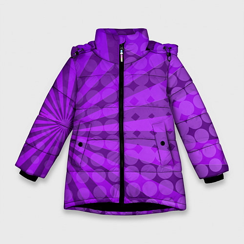 Зимняя куртка для девочки Bona Fide / 3D-Черный – фото 1