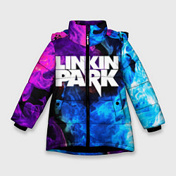 Куртка зимняя для девочки LINKIN PARK, цвет: 3D-черный