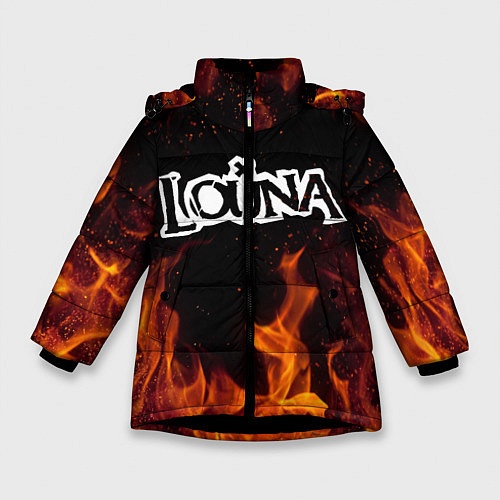 Зимняя куртка для девочки Louna / 3D-Черный – фото 1