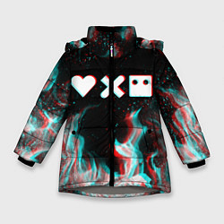 Зимняя куртка для девочки LOVE DEATH ROBOTS LDR