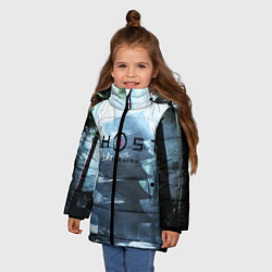 Куртка зимняя для девочки Ghost of Tsushimа, цвет: 3D-черный — фото 2