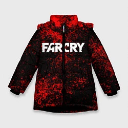 Куртка зимняя для девочки FARCRY, цвет: 3D-черный