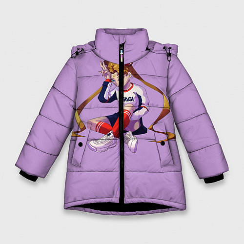 Зимняя куртка для девочки Cool Girl / 3D-Черный – фото 1