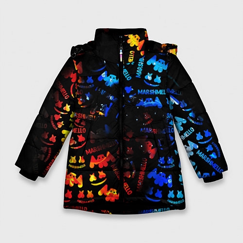 Зимняя куртка для девочки MARSMELLO FIRE / 3D-Черный – фото 1