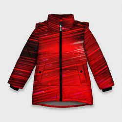 Зимняя куртка для девочки Красный свет