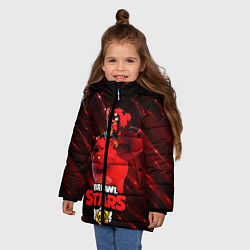 Куртка зимняя для девочки Brawl stars Nita Нита, цвет: 3D-черный — фото 2