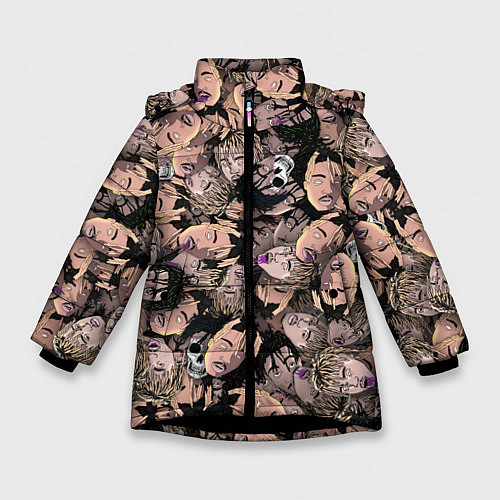 Зимняя куртка для девочки Juice WRLD / 3D-Черный – фото 1