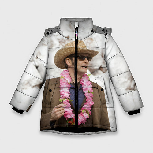 Зимняя куртка для девочки FUNNY DOCTOR / 3D-Черный – фото 1