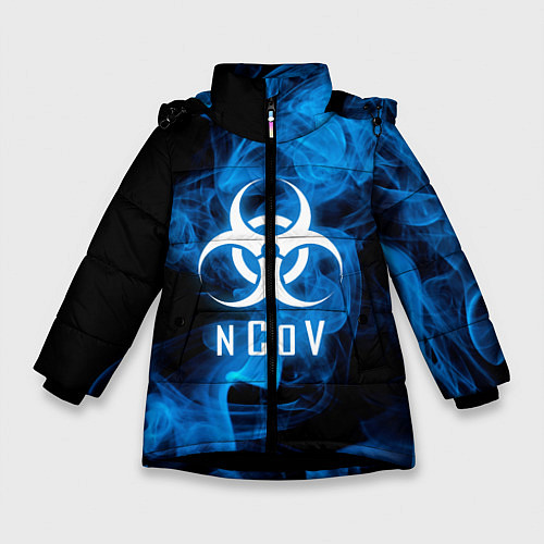 Зимняя куртка для девочки NCoV / 3D-Черный – фото 1