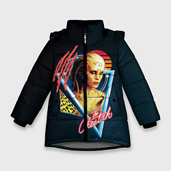 Куртка зимняя для девочки The Cheetah, цвет: 3D-светло-серый