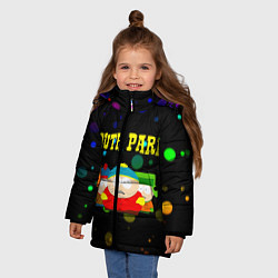 Куртка зимняя для девочки South Park, цвет: 3D-черный — фото 2