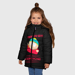 Куртка зимняя для девочки Cartman, цвет: 3D-черный — фото 2