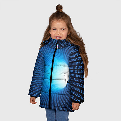 Зимняя куртка для девочки Tunnel / 3D-Красный – фото 3
