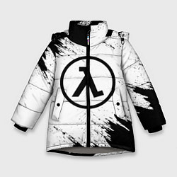 Куртка зимняя для девочки HALF-LIFE 3, цвет: 3D-светло-серый