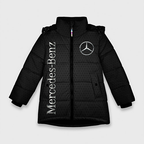 Зимняя куртка для девочки Mersedes / 3D-Черный – фото 1