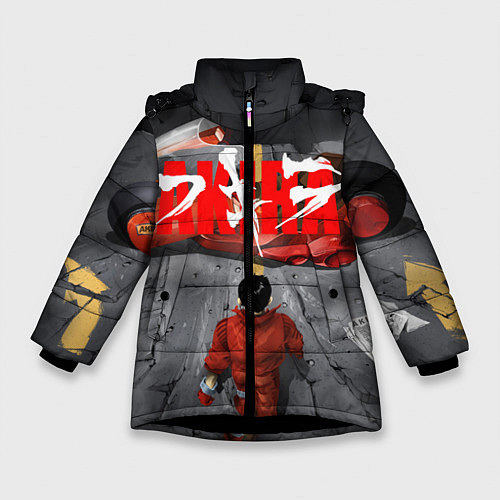 Зимняя куртка для девочки AKIRA / 3D-Черный – фото 1