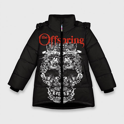 Зимняя куртка для девочки Offspring / 3D-Черный – фото 1