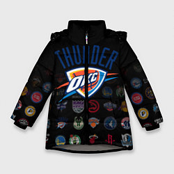 Зимняя куртка для девочки Oklahoma City Thunder 2