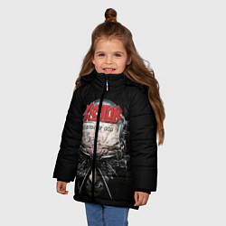 Куртка зимняя для девочки Kreator 3, цвет: 3D-черный — фото 2