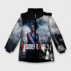 Куртка зимняя для девочки RESIDENT EVIL 3, цвет: 3D-черный