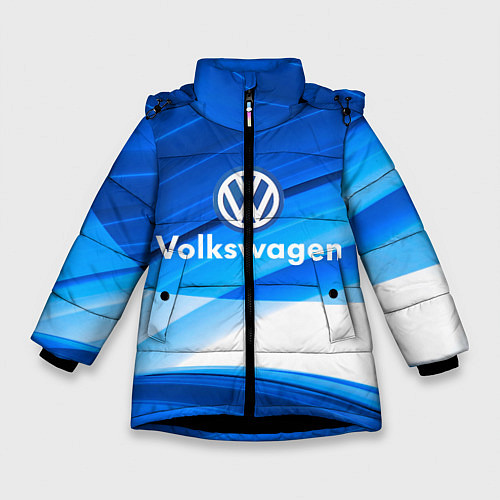Зимняя куртка для девочки Volkswagen / 3D-Черный – фото 1