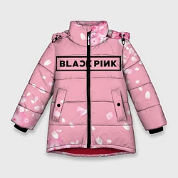 Куртка зимняя для девочки BLACKPINK, цвет: 3D-красный