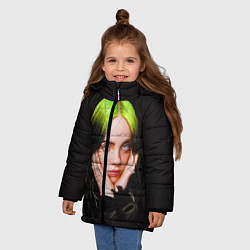 Куртка зимняя для девочки BILLIE EILISH, цвет: 3D-черный — фото 2