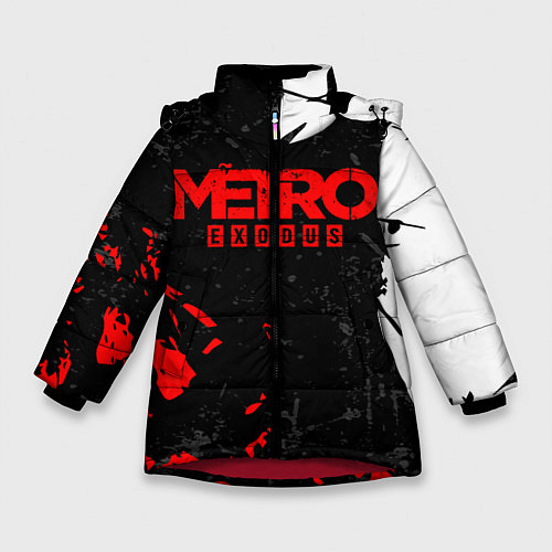 Зимняя куртка для девочки METRO EXODUS / 3D-Красный – фото 1
